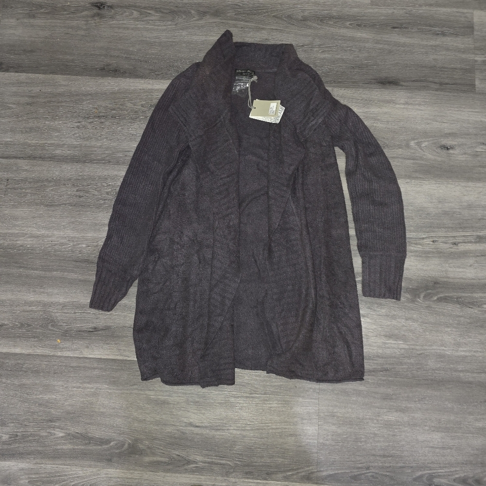 Cozy Charcoal Gray Cardigan